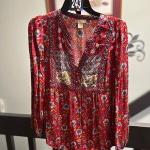 Lucky Brand Multicolor Floral Blouse #243DAGO
